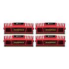 Corsair XMS3 Vengeance DDR3 PC12800/1600MHz CL8 Red 4x2GB (CMZ8GX3M4X1600C8R)