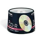 TDK CD-R 700MB 52x 50-pack Spindel