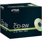 TDK CD-RW 700MB 12x 10-pack Jewelcase