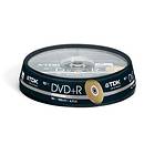 TDK DVD+R 4,7GB 16x 10-pack Spindel Lightscribe
