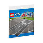 Lego City Straight and Crossroad Plates 7280