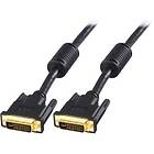 Deltaco DVI-I - DVI-I Single Link 15m