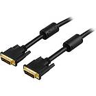 Deltaco DVI-I - DVI-I Dual Link 2m