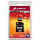 Transcend microSDHC Class 6 8GB
