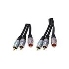 HQ Super Silver Component 3RCA - 3RCA 5m