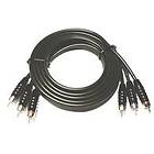 MicroConnect Component Gold 3RCA - 3RCA 10m