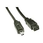 MicroConnect Firewire 800 9-Pin - 400 4-Pin 1m
