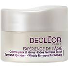 Decleor Experience De L'Age Eye & Lip Cream Wrinkle Firmness Radiance 15ml
