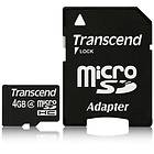 Transcend microSDHC Class 4 4GB