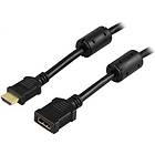 Deltaco HDMI - HDMI M-F 2m