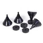 Proson Black Chrome Spikes 4-pack