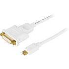 Deltaco DVI-I - DisplayPort Mini F-M 2m