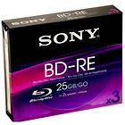 Sony BD-RE 25GB 2x 3-pack Jewelcase