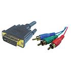 Maxxtro DVI-I Dual Link - 3RCA Comp 2m