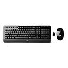 HP 2.4GHz Wireless Multi-media Keyboard and Mouse (Nordisk)