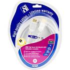Deltaco Gold Nylon HDMI - HDMI High Speed with Ethernet 2m