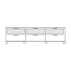 Voice Azzaro Sideboard 180 3 Flipfronts/3 L&aring;dor
