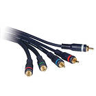 C2G Velocity Component + Audio 5RCA - 5RCA 0,5m