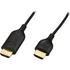 Deltaco Tunn HDMI - HDMI High Speed with Ethernet 2m