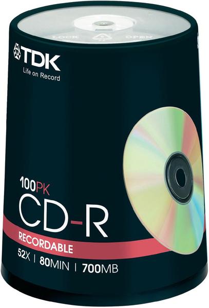 Tdk Cd R Mb X Pack Cakebox Price Comparison Find The Best