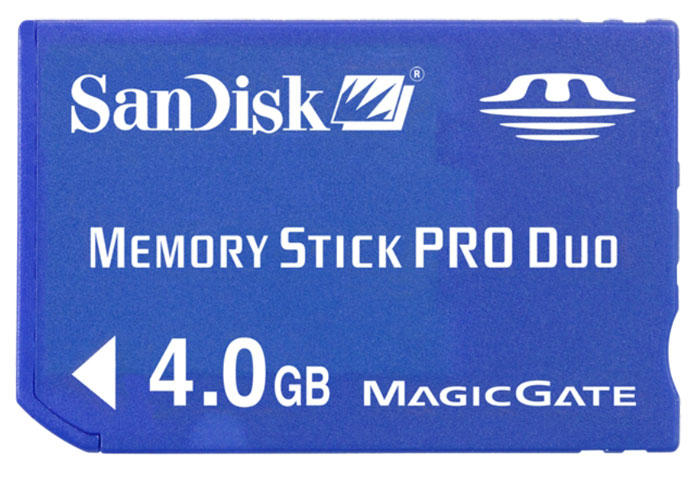 sandisk memory stick pro dud