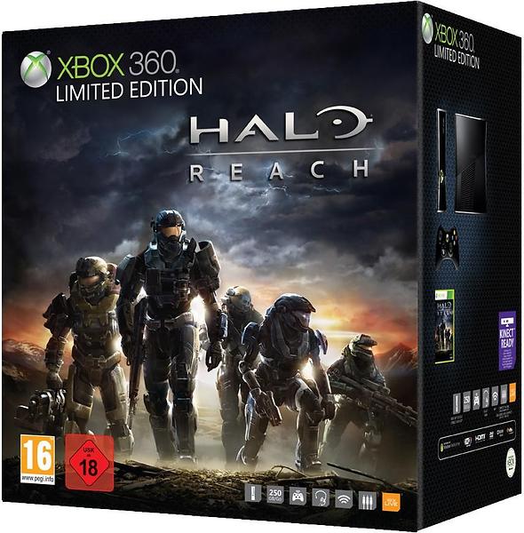 Microsoft Xbox 360 Slim 250GB - Halo Reach Collector Edition Price ...